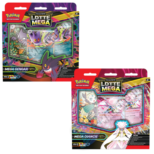 Bundle Mazzo Lotte Mega Gengar + Mazzo Lotte Mega Diancie (ITA)