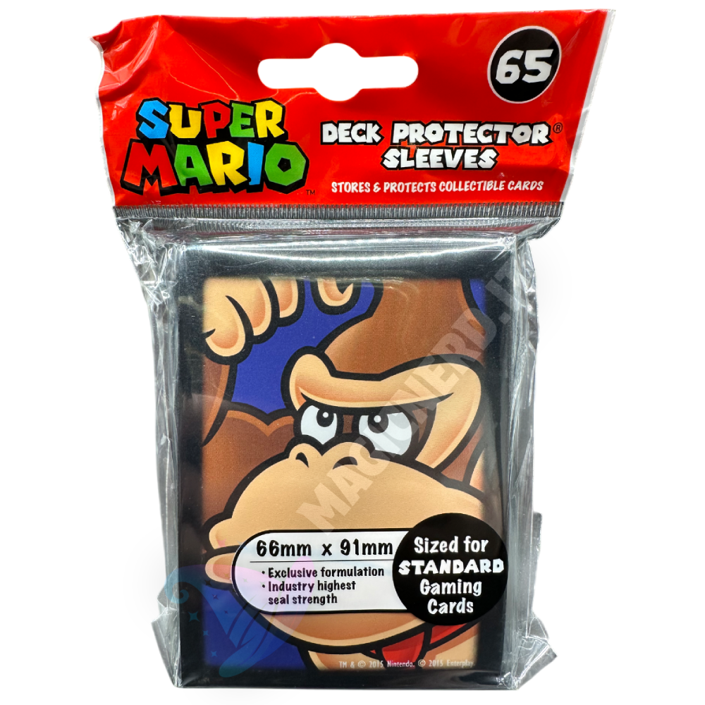 Bustine Protettive 65 Deck Protector Sleeves Super Mario Bowser Standard Ultra Pro
