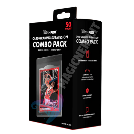 Card Grading Submission Combo Pack (50ct) – Kit Protezione Professionale per Gradazione