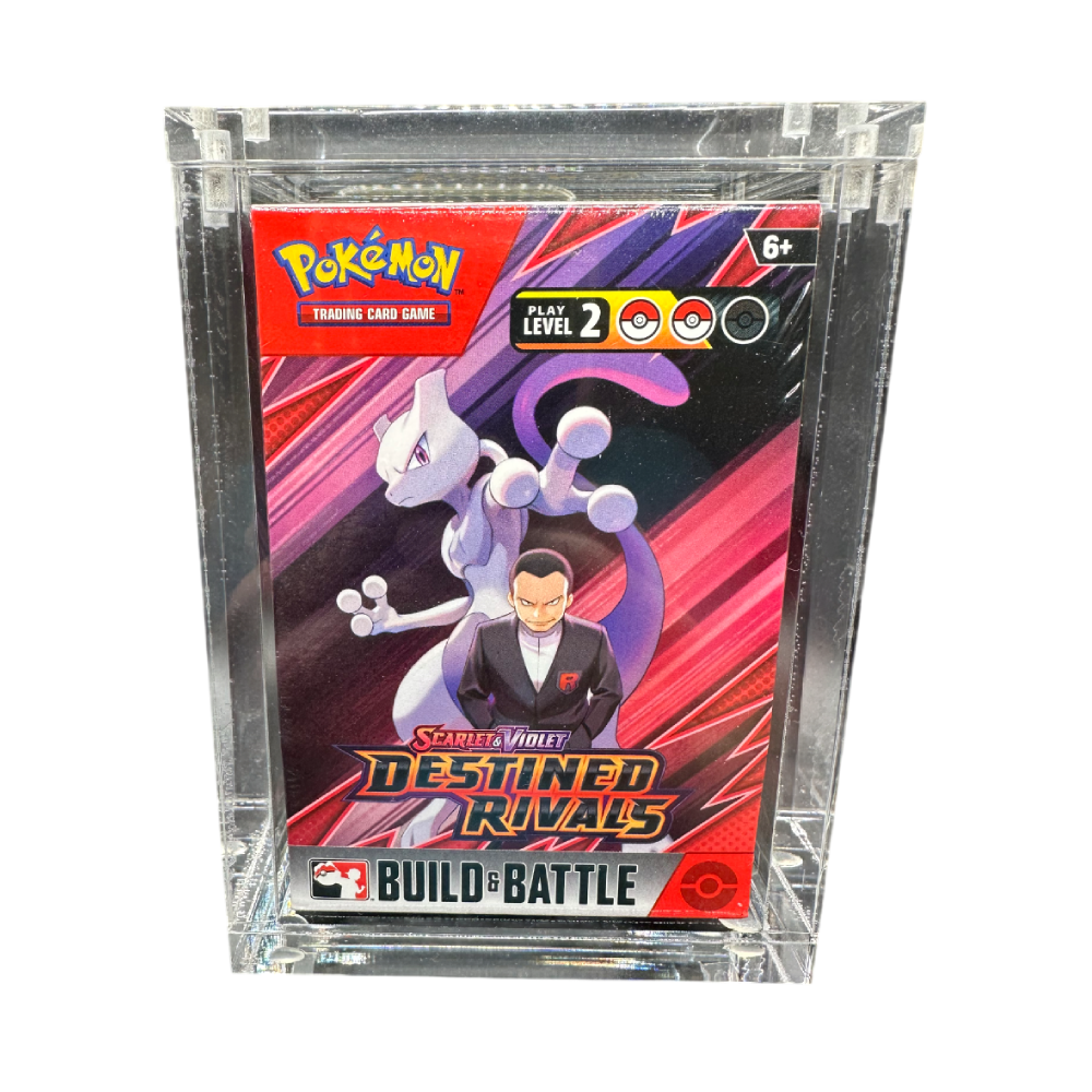 Case in Plexiglas Per Bundle 6 Bustine Pokemon Con Chiusura Magnetica - Cards Collection