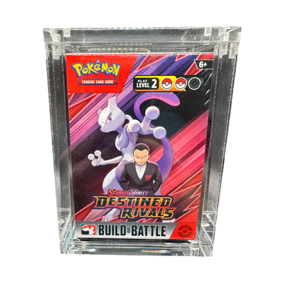 Case in Plexiglas Per Bundle 6 Bustine Pokemon Con Chiusura Magnetica - Cards Collection