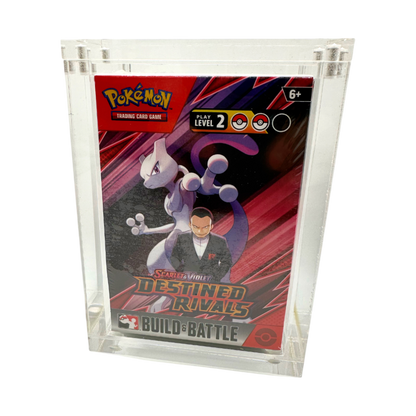 Case in Plexiglas Per Bundle 6 Bustine Pokemon Con Chiusura Magnetica - Cards Collection