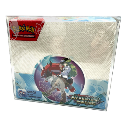 Case Protettivo Trasparente in PVC per Box/Display 36 Buste Pokémon - 1 Pezzo