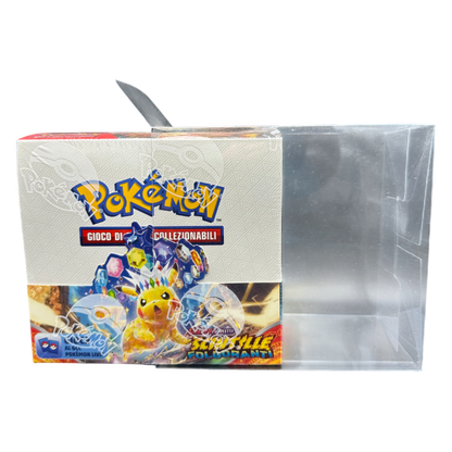 Case Protettivo Trasparente in PVC per Box/Display 36 Buste Pokémon - 1 Pezzo