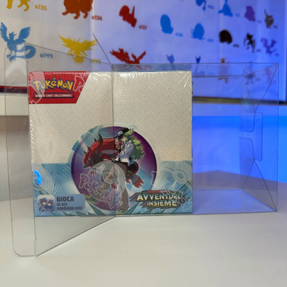 Case Protettivo Trasparente in PVC per Box/Display 36 Buste Pokémon - 1 Pezzo