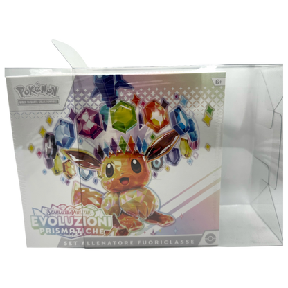 Case Protettivo Trasparente in PVC per Set Allenatore Fuoriclasse (ETB) Pokémon - 1 Pezzo