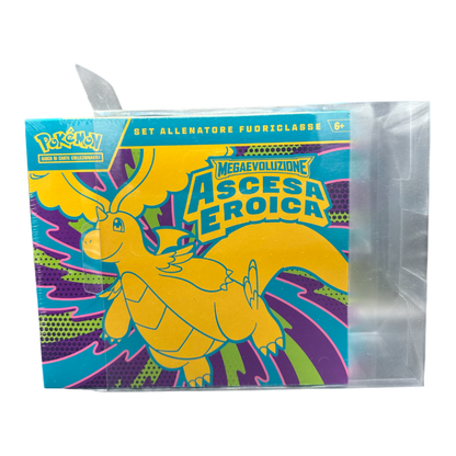 Case Protettivo Trasparente in PVC per Set Allenatore Fuoriclasse (ETB) Pokémon - 1 Pezzo