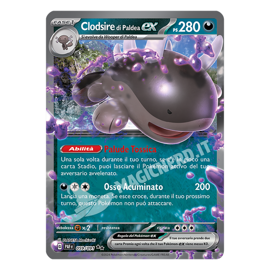 059/091 Clodsire di Paldea ex PAF