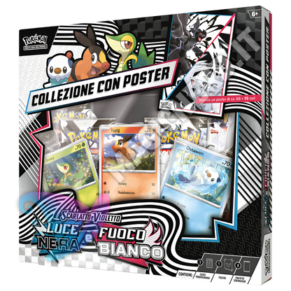 Collezione Con Poster Luce Nera e Fuoco Bianco Unima (ITA)