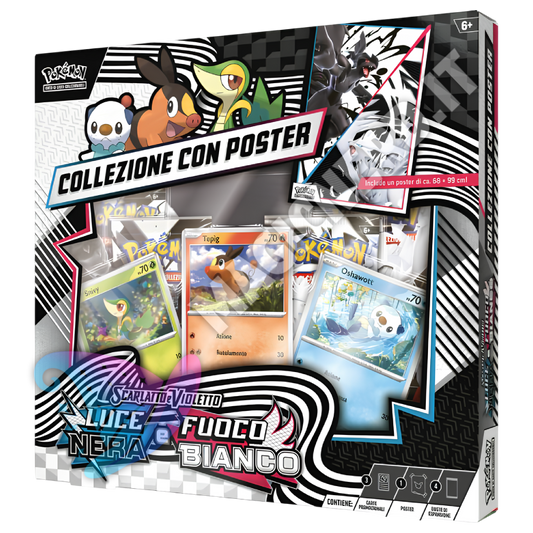 Collezione Con Poster Luce Nera e Fuoco Bianco Unima (ITA)