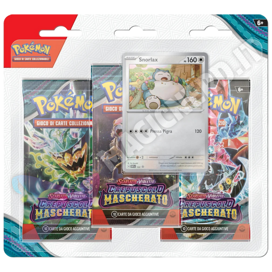 Crepuscolo Mascherato - Blister 3 Bustine Snorlax (ITA)