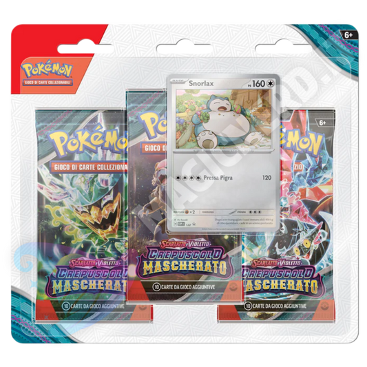 Crepuscolo Mascherato Blister 3 Bustine Snorlax (ITA)