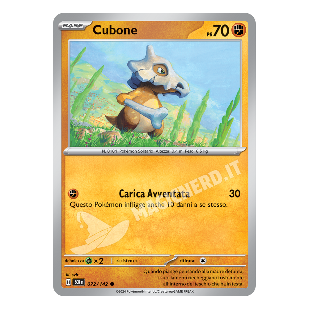 Cubone Comune SCR 072 (ITA)