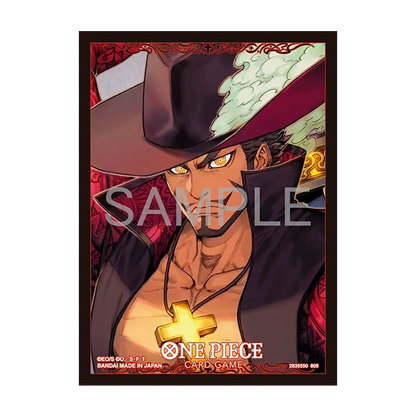 Dracule Mihawk Official Sleeves One Piece Card Game (70 Sleeves)