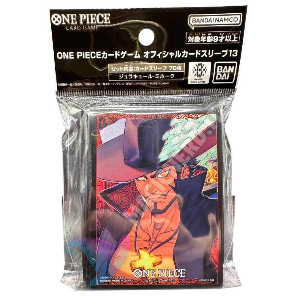 Dracule Mihawk Official Sleeves One Piece Card Game (70 Sleeves)