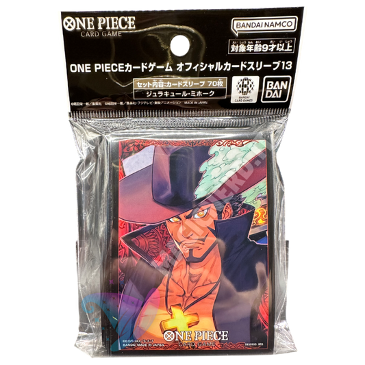 Dracule Mihawk Official Sleeves One Piece Card Game (70 Sleeves)