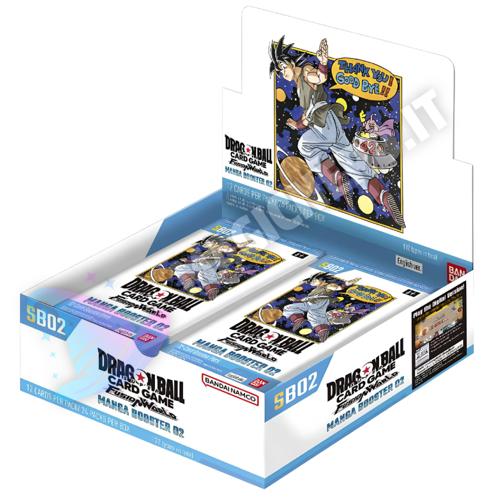 Dragon Ball Super Card Game Fusion World Manga Booster SB02 Box 24 Buste (ENG)