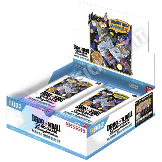 Dragon Ball Super Card Game Fusion World Manga Booster SB02 Box 24 Buste (ENG)