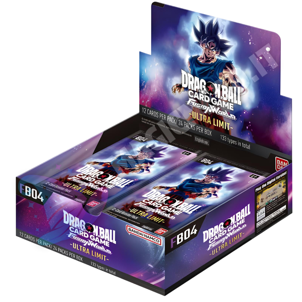 Dragon Ball Fusion World FB-04 Ultra Limit Box 24 Buste (ENG)