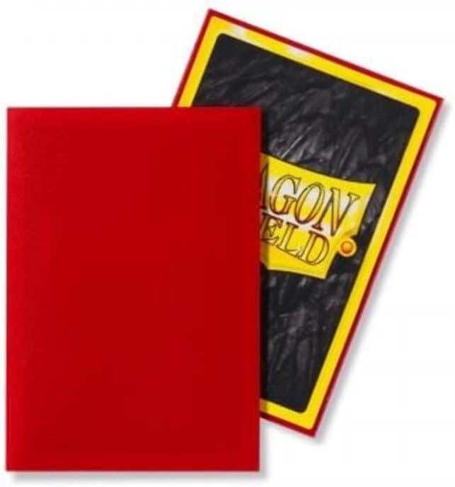 Dragon Shield Small Japanese Matte Crimson – 60 bustine protettive per Yu-Gi-Oh!
