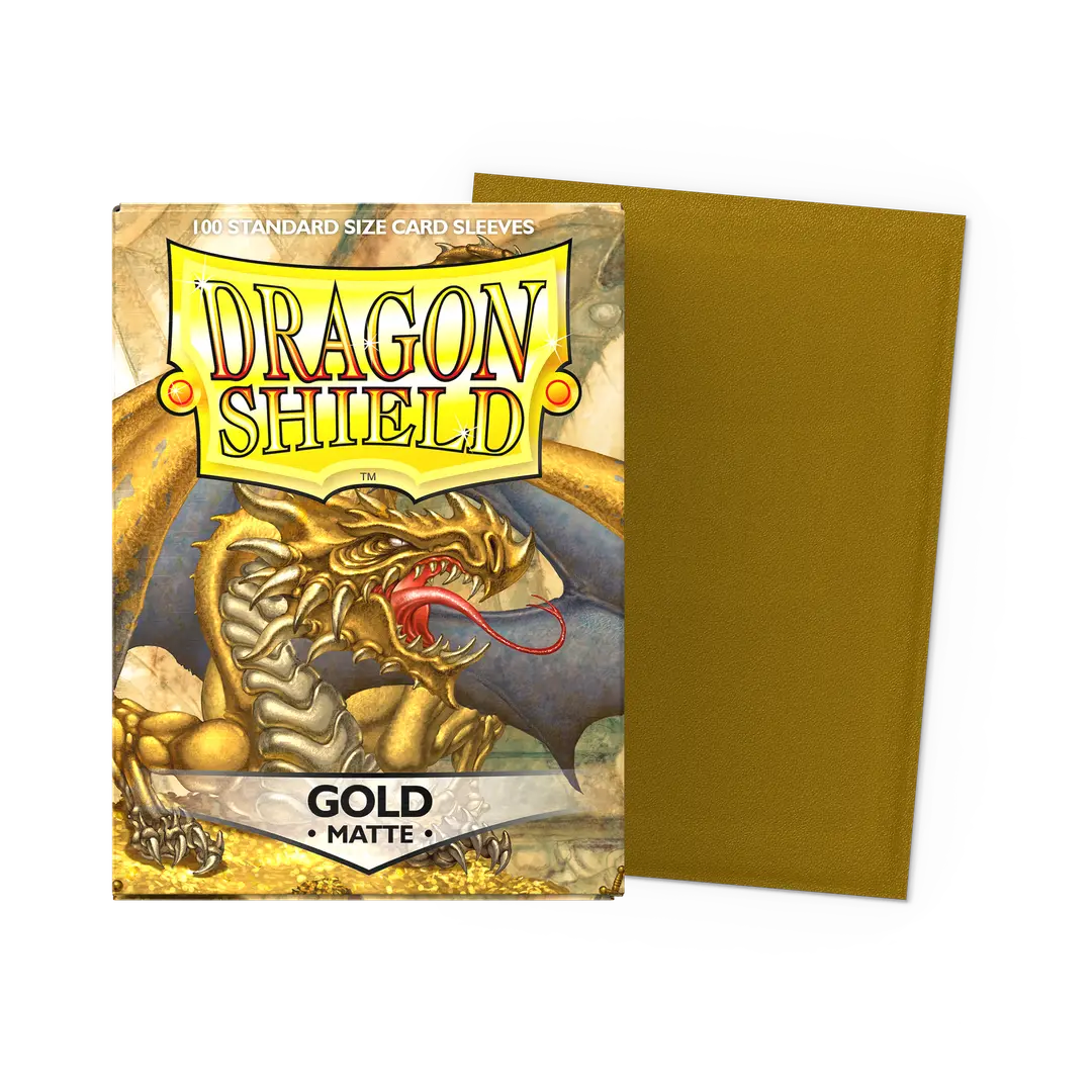 Standard - Matte Gold (100 Bustine) - Dragon Shield