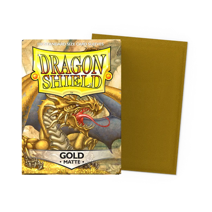 Standard - Matte Gold (100 Bustine) - Dragon Shield