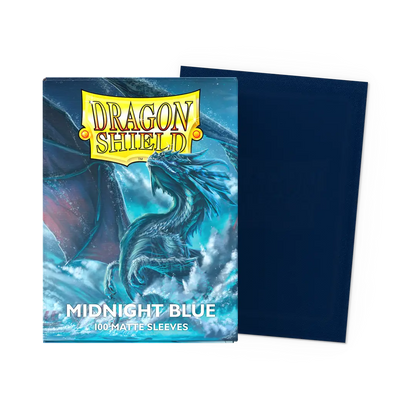 Standard - Matte Midnight Blue (100 Bustine) - Dragon Shield