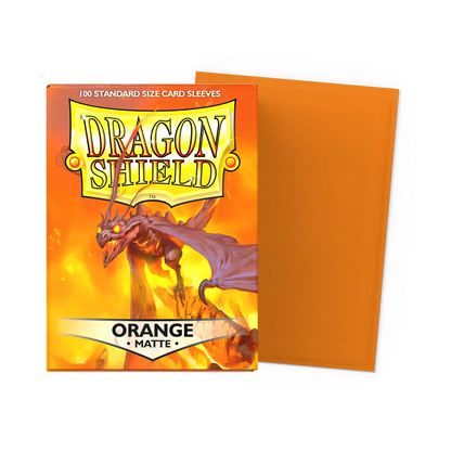 Standard - Matte Orange (100 Bustine) - Dragon Shield