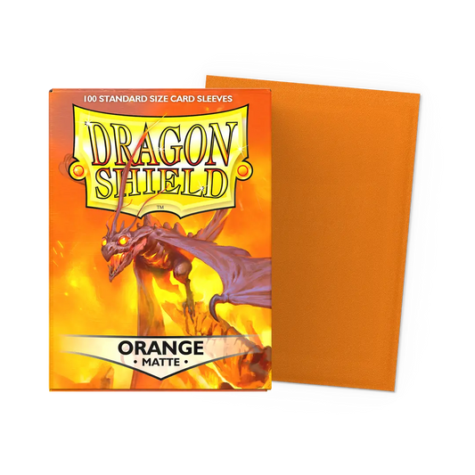 Standard - Matte Orange (100 Bustine) - Dragon Shield