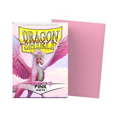 Standard - Matte Pink (100 Bustine) - Dragon Shield