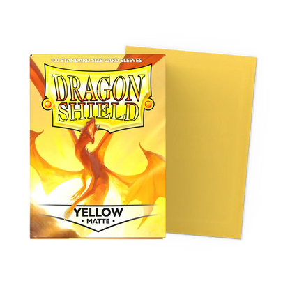 Standard - Matte Yellow (100 Bustine) - Dragon Shield