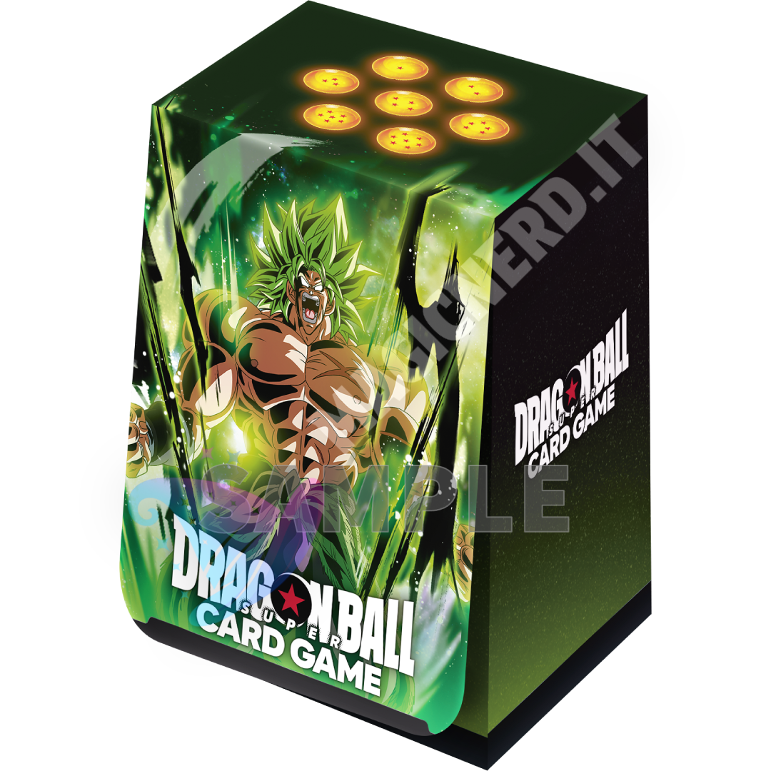 Dragon Ball Super Card Game Fusion World: Official Card Case 04 Broly – 2 Promo Card and sleeves (ENG)