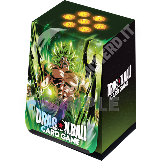 Dragon Ball Super Card Game Fusion World: Official Card Case 04 Broly – 2 Promo Card and sleeves (ENG)