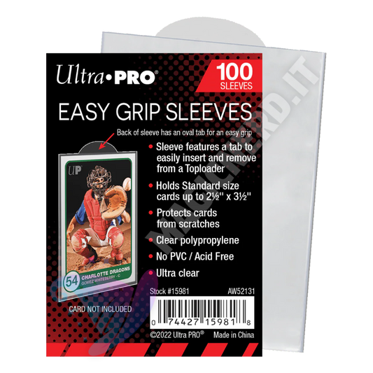 Easy Grip Sleeves Standard Trasparenti Ultra PRO (100 Bustine)