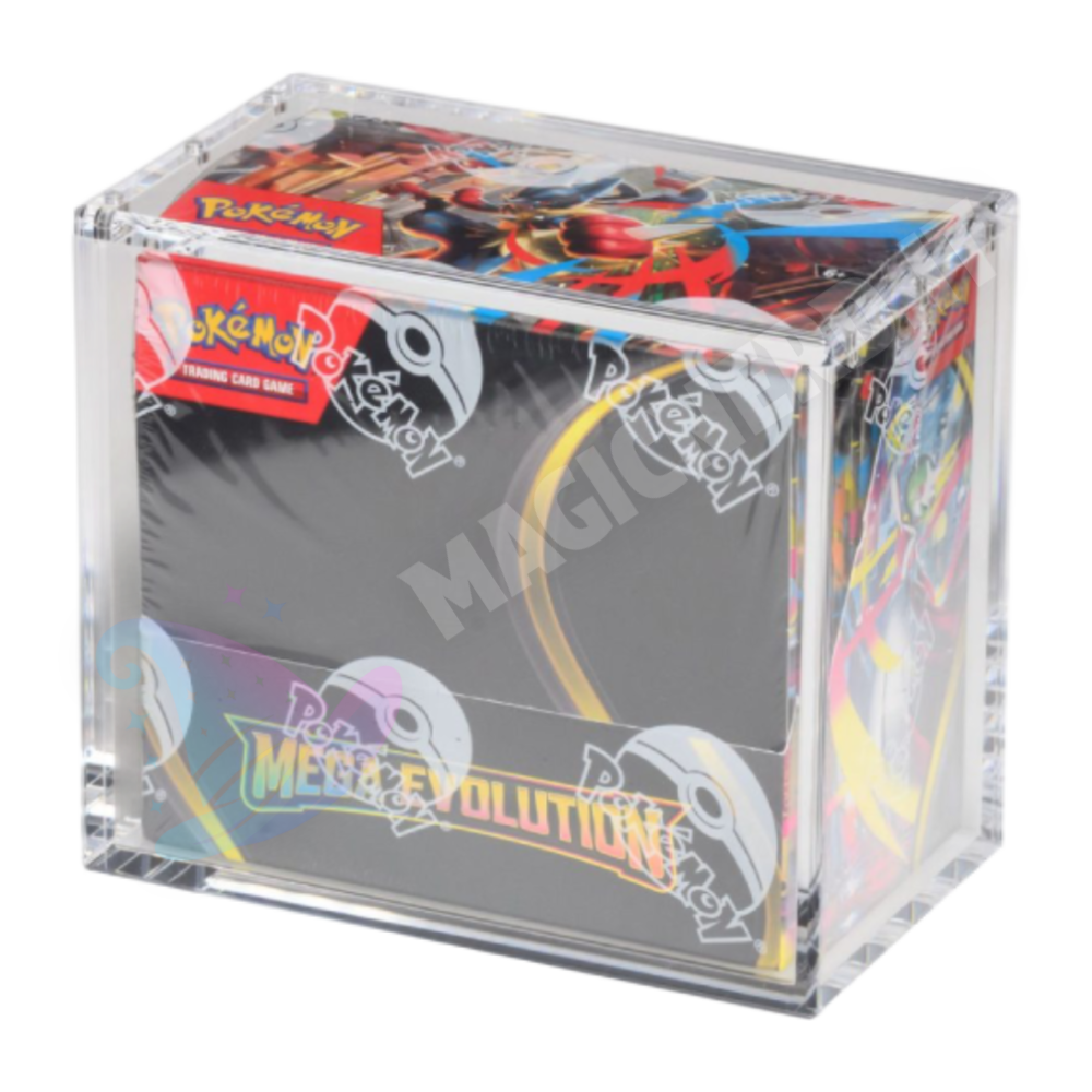 Espositore in Acrilico da 6mm per Booster Box Pokémon - The Acrylic Box