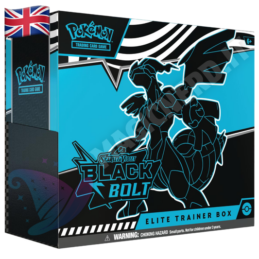(LEGGERMENTE DANNEGGIATO) Black Bolt Elite Trainer Box ETB Zekrom (ENG)