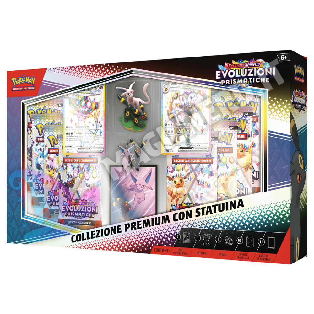 Evoluzioni Prismatiche Collezione Premium con Statuina (ITA)