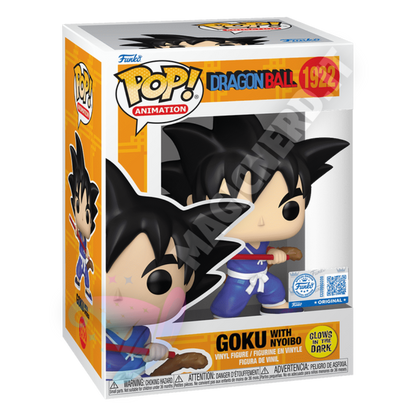 Funko POP! Animation Dragon Ball Goku With Nyoibo 1922 - (Glows in the Dark Special Edition)