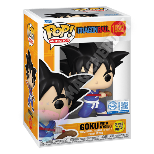 Funko POP! Animation Dragon Ball Goku With Nyoibo 1922 - (Glows in the Dark Special Edition)