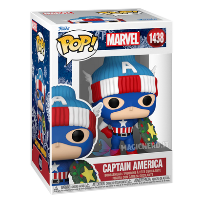 Funko Pop! Marvel Holiday Captain America 1438