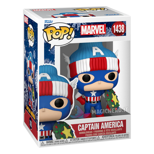 Funko Pop! Marvel Holiday Captain America 1438