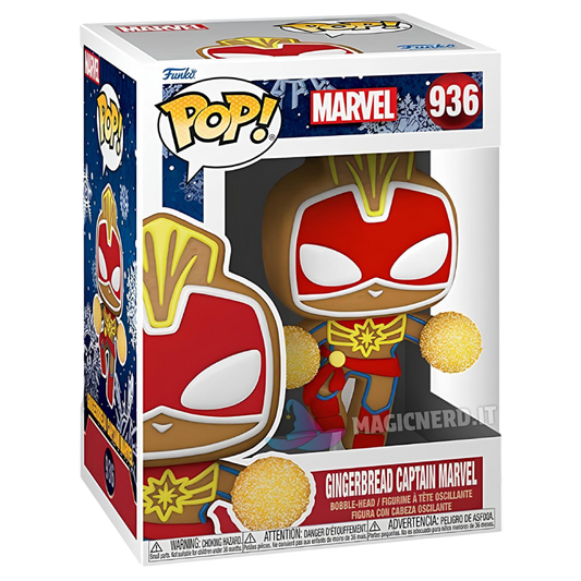 Funko Pop! Holiday Gingerbread Captain Marvel 936