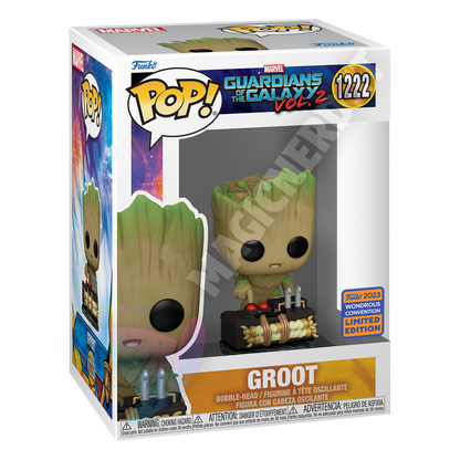 Funko POP! Guardians Of The Galaxy Groot 1222 - 2023 WonderCon (Special Edition)