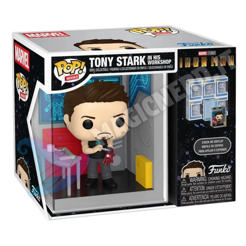 Funko Pop! Nooks Tony Stark In His Workshop - Marvel