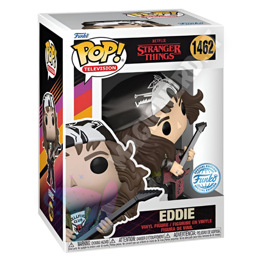 Funko POP! Television Stranger Things Eddie 1462 (Metallic) (Special Edition)