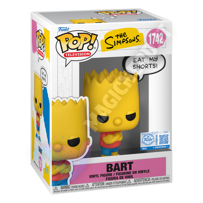 Funko POP! Television The Simpsons Bart 1742 (Eat My Shorts) - Special Edition