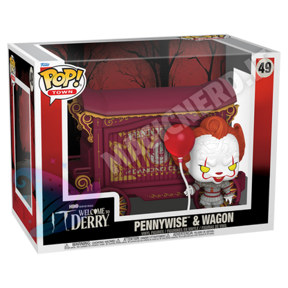Funko Pop! Town Pennywise & Wagon 49 - IT Welcome To Derry