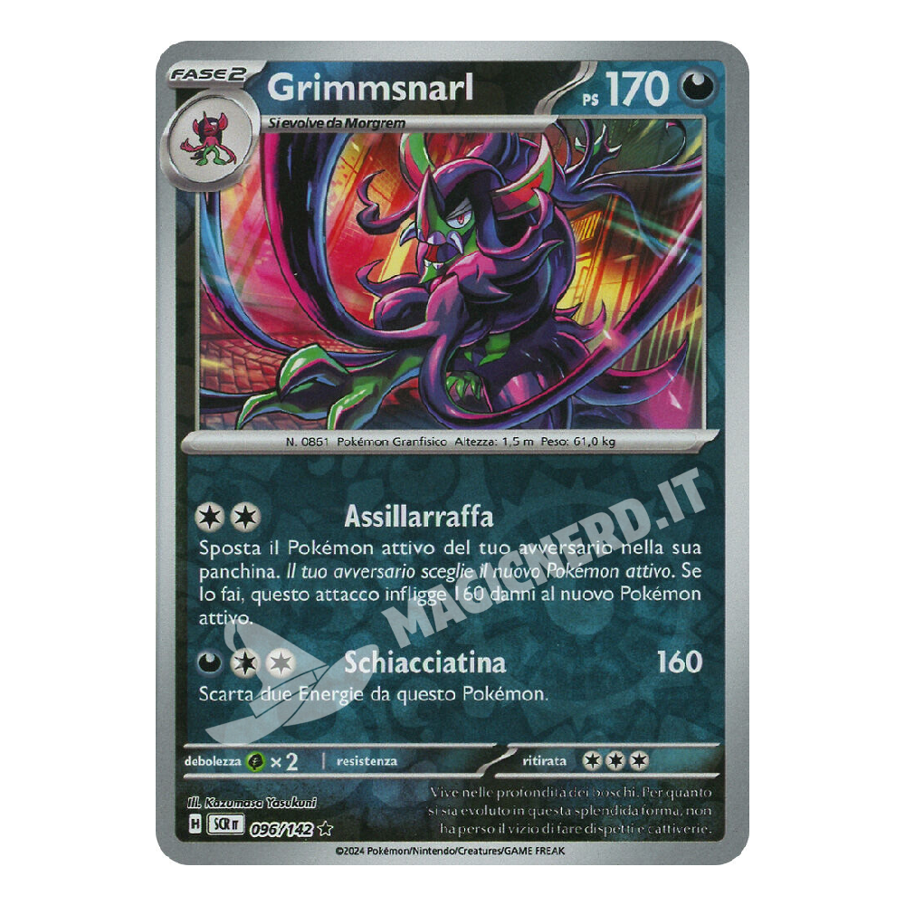 Grimmisnarl Rara Reverse SCR 096 (ITA)