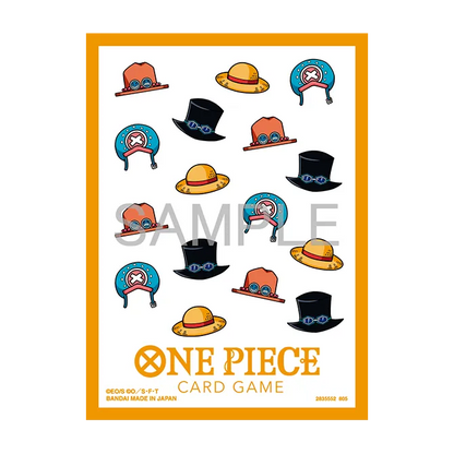 Hat Patterns Official Sleeves One Piece Card Game (70 Sleeves)
