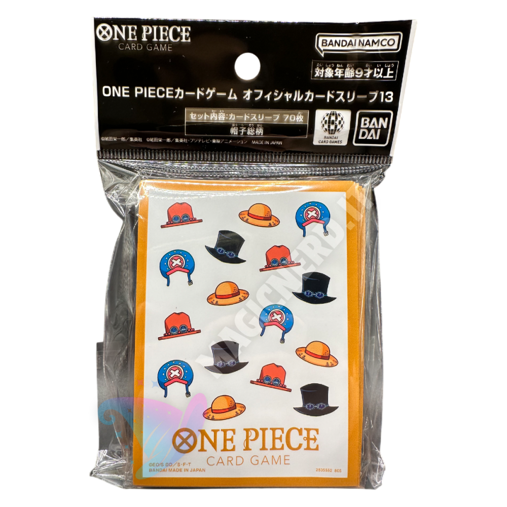 Hat Patterns Official Sleeves One Piece Card Game (70 Sleeves)